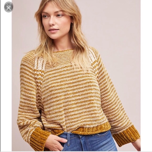 Anthropologie Sweaters - Anthropologie Oversized Pullover Chenille Sweater